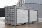 Contentor de armazenamento de 20 pés com 2 portas de enrolar