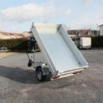 Reboque basculante hidráulico HUMBAUR 3053 HUK 132314 e 3054 HUK 152314